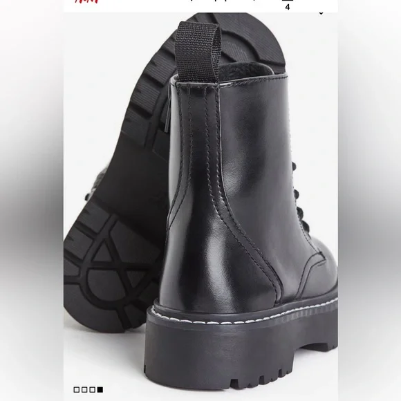 H&M Lace-Up Girls Boots - Picture 3 of 8